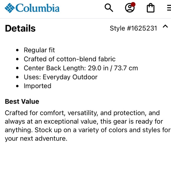 Columbia Men's Sz L Great‎ Hart Mountain III Half Zip Pullover Blue - Picture 2 of 11